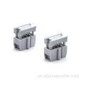 Conector de compressão IDC (FC) branco cinza